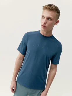 Outlet AGENCY01 Born Living Yoga Volta T-Shirt -Denim