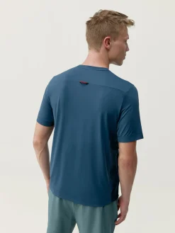 Outlet AGENCY01 Born Living Yoga Volta T-Shirt -Denim