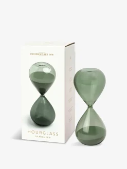 Clearance DESIGN01 Designworks Ink 15 Minute Hourglass - Evergreen