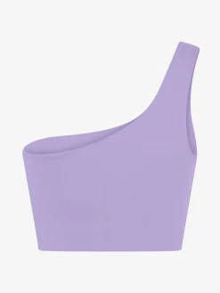 Clearance EASEDK01 Girlfriend Collective Bianca One Shoulder Bra - Cosmos