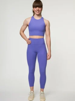 Online EASEDK01 Girlfriend Collective Compressive High-Rise 7/8 Legging - Wild Iris