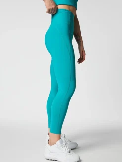 Clearance EASEDK01 Girlfriend Collective Compressive High Rise 7/8 Legging Peacock