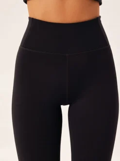 Clearance EASEDK01 Girlfriend Collective Compressive Flare Legging - Black