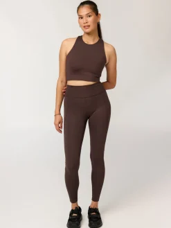 Clearance EASEDK01 Girlfriend Collective Compressive High-Rise Legging - Driftwood