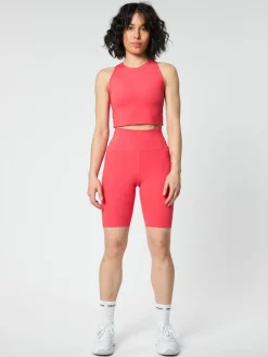 EASEDK01 Girlfriend Collective Compressive High-Rise Bike Shorts - Geranium