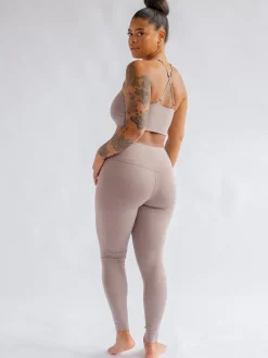 Online EASEDK01 Girlfriend Collective Float High Rise Leggings - Heather Cocoon
