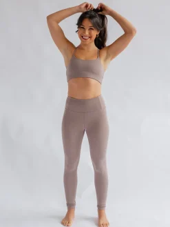 Online EASEDK01 Girlfriend Collective Float High Rise Leggings - Heather Cocoon