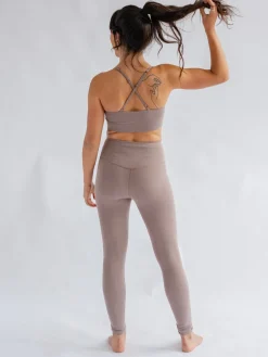 Online EASEDK01 Girlfriend Collective Float High Rise Leggings - Heather Cocoon