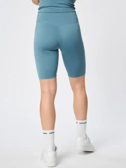 Discount EASEDK01 Girlfriend Collective Float High Rise Bike Shorts - Wave