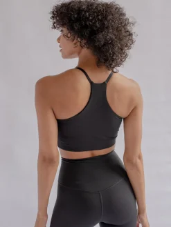 Discount EASEDK01 Girlfriend Collective Float Cleo Bra - Black