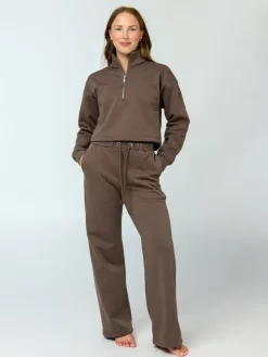 Hot EASEDK01 Girlfriend Collective Millie Straight Leg Sweatpant - Mink