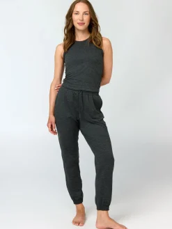 EASEDK01 Girlfriend Collective Reset Slim Straight Jogger - Moon