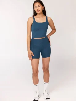 Online EASEDK01 Girlfriend Collective Tommy Square Neck Tank - Ink