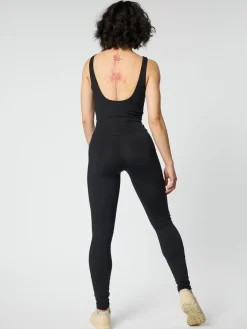 Online EASEDK01 Girlfriend Collective Twist Unitard - Black