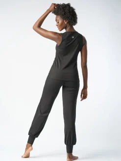 Hot FINEKN03 Gossypium Aspire Harem Pants - Black