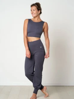 New FINEKN03 Gossypium Aspire Harem Pants - Ash Grey