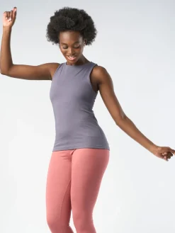 Discount RESHOR01 Gossypium Twist Yoga Vest - Ash Grey