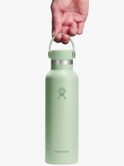 HYDROF01 Hydro Flask 621ml (21oz) Standard Mouth Bottle with Flex Cap - Aloe
