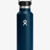 Discount HYDROF01 Hydro Flask 621ml (21oz) Standard Mouth with Flex Cap - Indigo