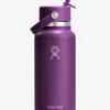 Outlet HYDROF01 Hydro Flask 946ml (32oz) Wide Mouth Bottle with Flex Straw Cap - Beachplum