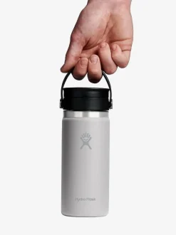 Best HYDROF01 Hydro Flask 473ml (16oz) Wide Mouth Bottle with Flex Sip Lid - Birch