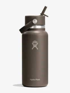 Best HYDROF01 Hydro Flask 946ml (32oz) Wide Mouth Bottle with Flex Straw Cap - Sandpiper