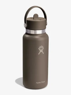 Best HYDROF01 Hydro Flask 946ml (32oz) Wide Mouth Bottle with Flex Straw Cap - Sandpiper
