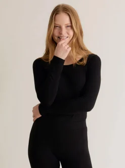 Hot KOMOD01 Komodo Darcey Long Sleeved Top - Black