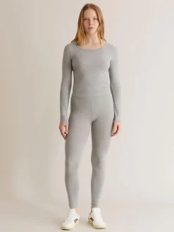 Clearance KOMOD01 Komodo Sylvie Organic Cotton Legging - Marl Grey