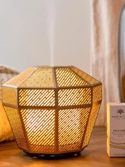 New EUROPI01 Made By Zen Luminaire Metallic Aroma Diffuser - Gold