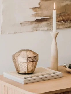 New EUROPI01 Made By Zen Luminaire Metallic Aroma Diffuser - Gold