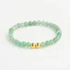 YANTRA01 Mala Bead Bracelet - Green Aventurine