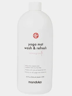 Discount MANDUK01 Manduka Mat Wash & Refresh 32 oz - Lemongrass