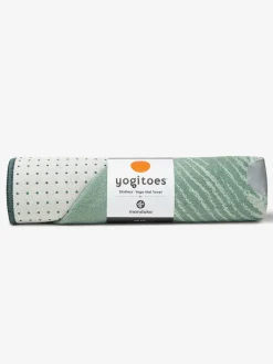 MANDUK01 Manduka Yogitoes Yoga Mat Towel - Silver Plume