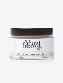 Clearance THENAT01 Natural Deodorant Co 55g Active Deodorant Balm - Mint + Eucalyptus