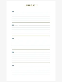 Best ABRAMC01 One Line a Day Journal - Denim