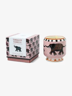 Best DESIGN01 Paddywax Adopo Elephant Ceramic Candle - Tobacco Vanilla