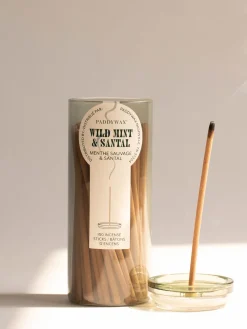 Discount DESIGN01 Paddywax Haze Incense - Wild Mint + Santal