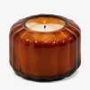 Hot DESIGN01 Paddywax Ripple Glass Votive Candle - Tobacco Patchouli