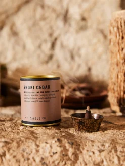 Hot CANDLE01 P.F. Candle Co. Alchemy Incense Cones - Enoki Cedar