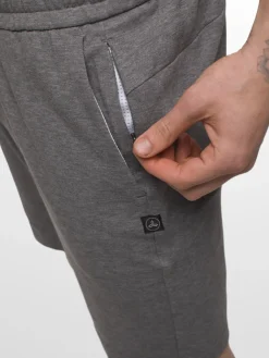 Outlet ALPINE01 prAna Altitude Tracker Short II - Heather Grey