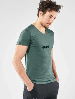 Clearance URBANG01 Renegade Guru Namaste Tee - Forest