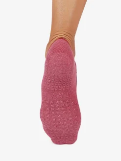 YOGAMA02 Tavi Noir Chloe Grip Socks - Ruby Heather