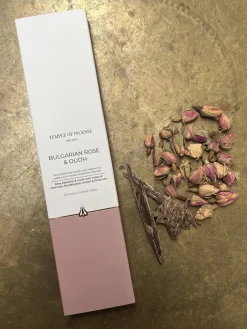 Best TEMPLE01 Temple of Incense - Bulgarian Rose & Oudh Incense Sticks