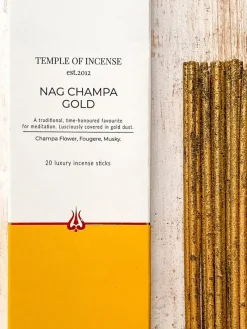 Hot TEMPLE01 Temple of Incense - Nag Champa Gold Incense Sticks