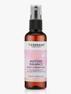 New FIRSTN01 Tisserand Restore Balance Body & Room Mist