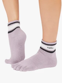 Sale YOGAMA02 ToeSox Full Melody Grip Socks - Lavender Mist Stripe
