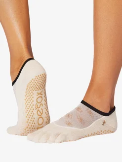 Best YOGAMA02 ToeSox Full Toe Luna Grip Socks - Reflect