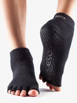 Outlet YOGAMA02 ToeSox Half Toe Ankle Grip Socks - Black