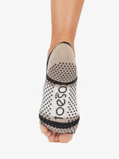 Sale YOGAMA02 ToeSox Half Toe Elle Grip Socks - Shitake Ombre
